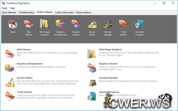 TweakNow RegCleaner 7