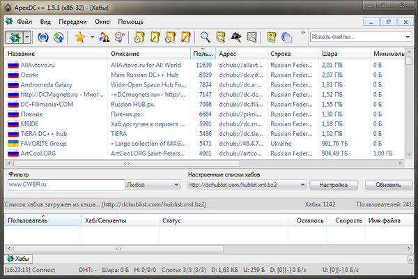 ApexDC++ 1.5.3