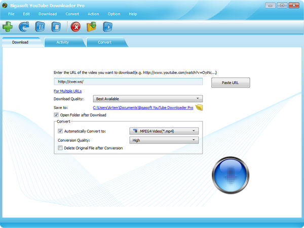 Bigasoft YouTube Downloader Pro 1