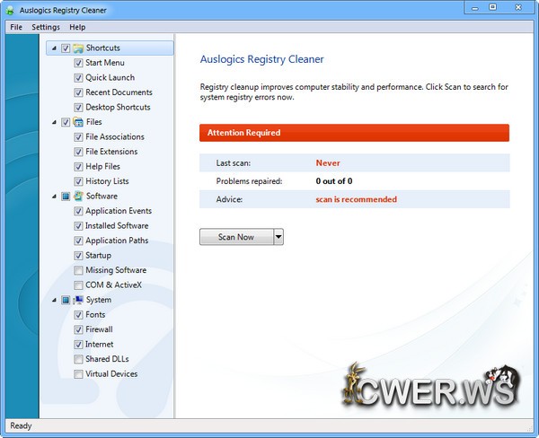 Auslogics Registry Cleaner 3