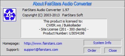 FairStars Audio Converter 1.97