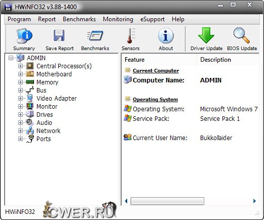 HWiNFO32 3.88 Build 1400 Final