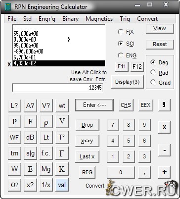 RPN Engineering Calc