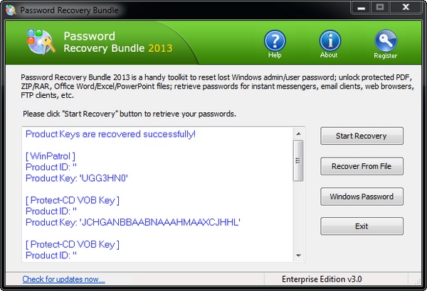 Password Recovery Bundle