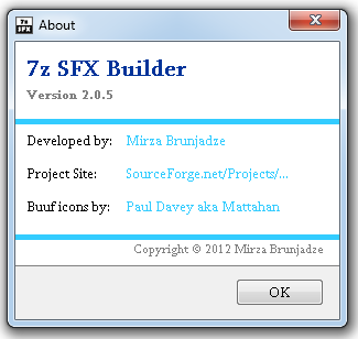 7z SFX Builder 2.0.5