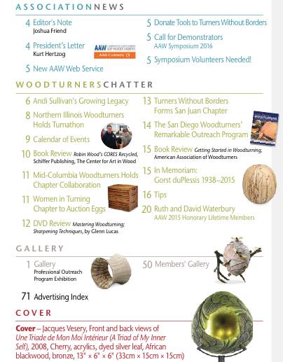 American Woodturner №3 (June 2015)с1