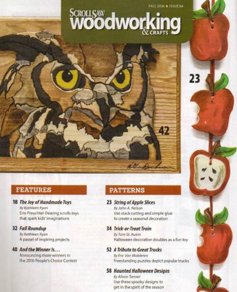 ScrollSaw Woodworking & Crafts №64 (Fall 2016)с